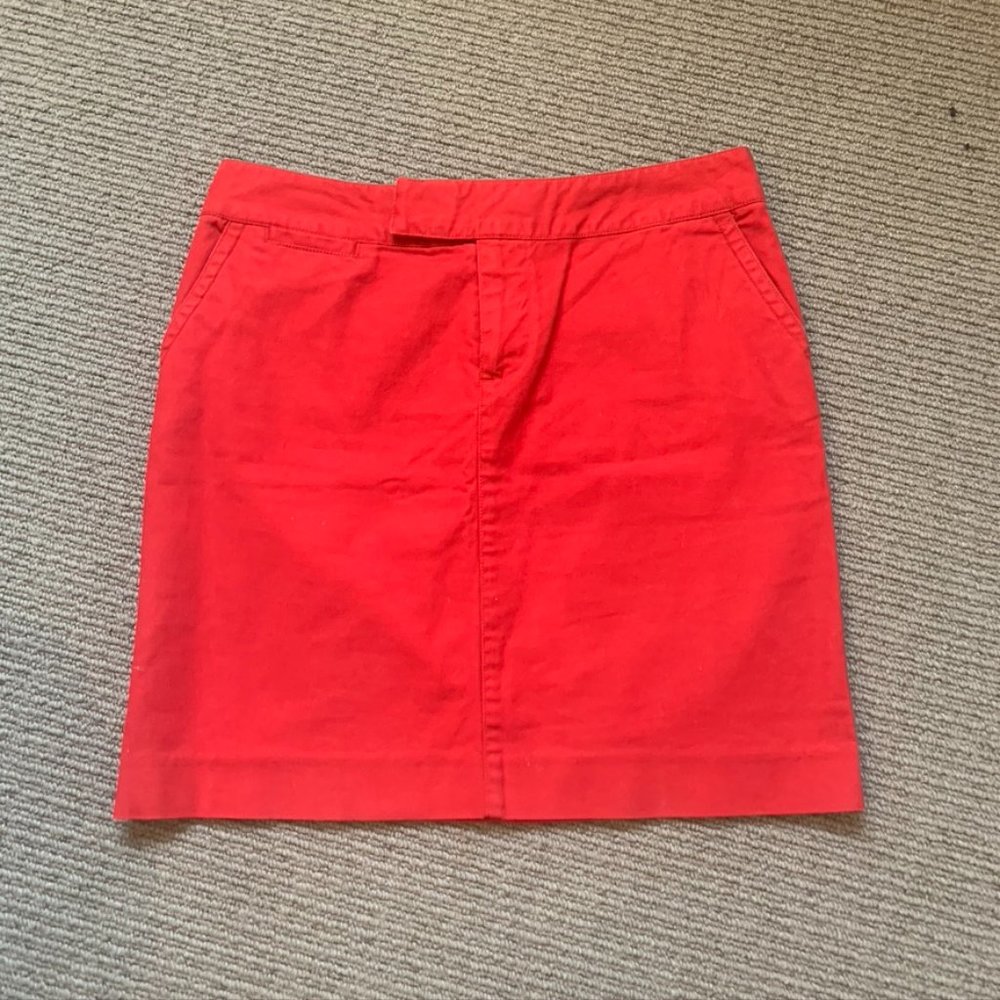 Red Pencil Mini-Skirt